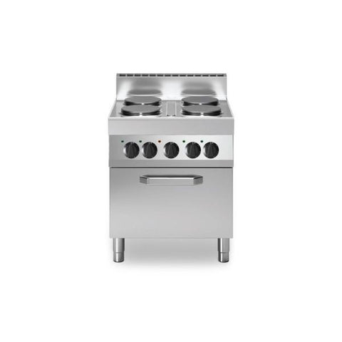 Bếp điện 4 vùng nấu tròn tích hợp lò nướng đối lưu MODULAR F70/70CFE