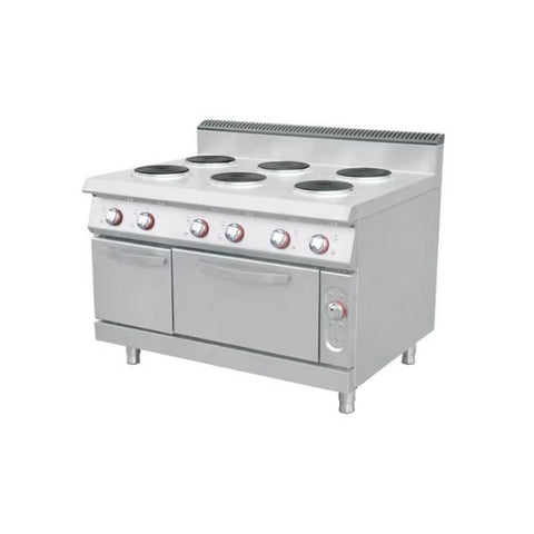 Bếp điện công nghiệp 6 họng có lò nướng Kingbetter XKE-DBJ-900-6Y
