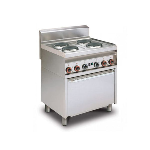 Bếp điện từ 4 vùng nấu kèm lò nướng công nghiệp Lotus CF4-8ETS