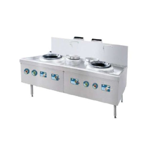 Bếp gas 2 chảo nấu và 2 nồi đun Brandon BGW2-GK