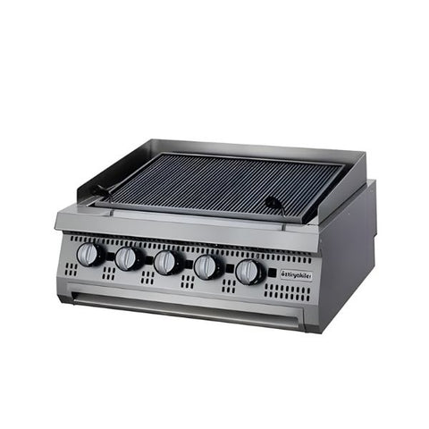 Bếp nướng nhân tạo đôi dùng gasa Ozti ODG 8070 E