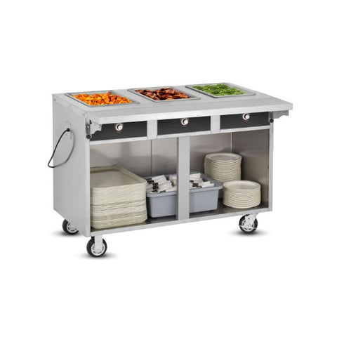Khoang phục vụ giữ nóng theo dây chuyền khay FWE HLC-3W6-1-DRN