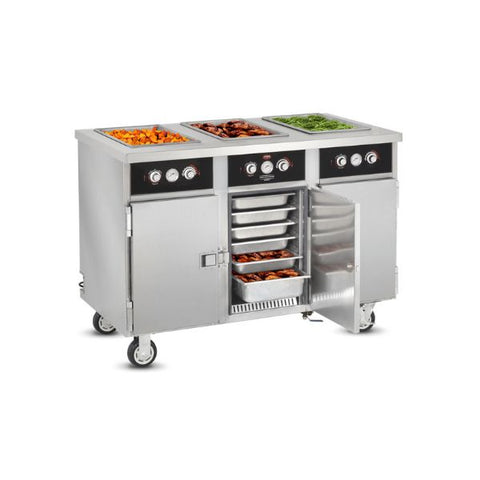 Khoang phục vụ giữ nóng theo dây chuyền khay FWE HLC-3W6-7H-21-DRN