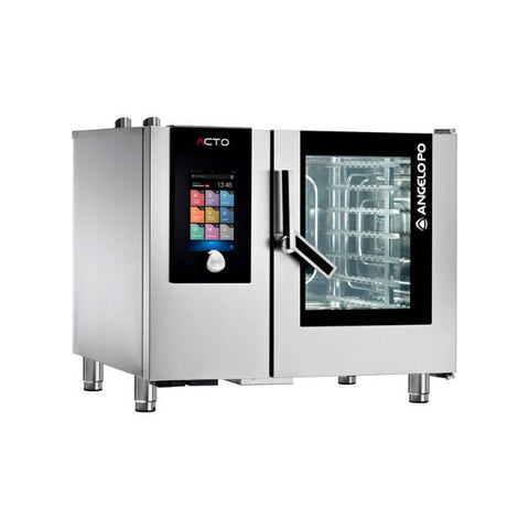 Lò hấp nướng đa năng dùng gas Angelo Po AT61G 6X1/1 GN