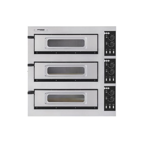 Lò nướng bánh Pizza dùng điện Prismafood BASIC 3/50 GLASS 6T