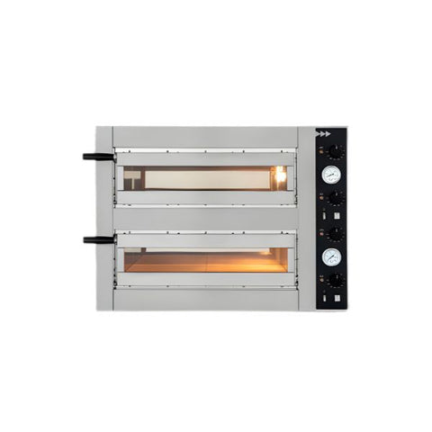 Lò nướng bánh đa năng dạng tầng Prismafood TINY/2 PRO INOX