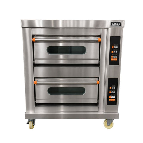 Lò nướng điện 2 tầng 4 khay EAGLE HMB2-4D-SS