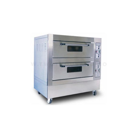 Lò nướng điện công nghiệp 2 tầng, 4 khay, mặt trước inox Twothousand TT-O43B