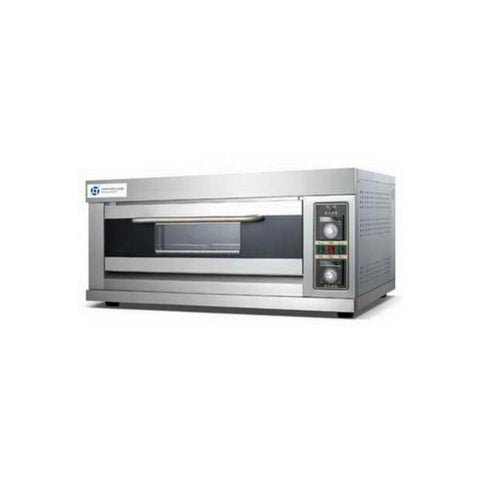 Lò nướng điện thương mại 1 tầng, 2 khay, mặt trước inox, đạt chứng nhận CE Twothousand TT-O119B