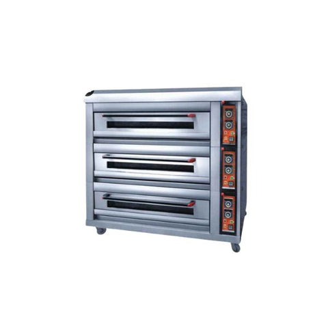 Lò nướng điện thương mại 3 tầng, 12 khay kích thước 600x400mm, công suất 27kW Twothousand TT-O200
