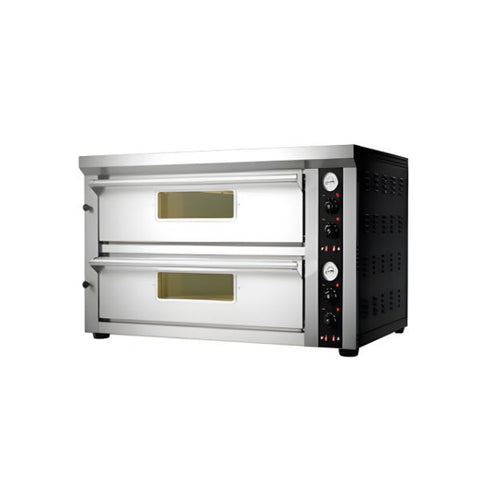 Lò nướng pizza 2 tầng dùng gas Hongling PZG-402A