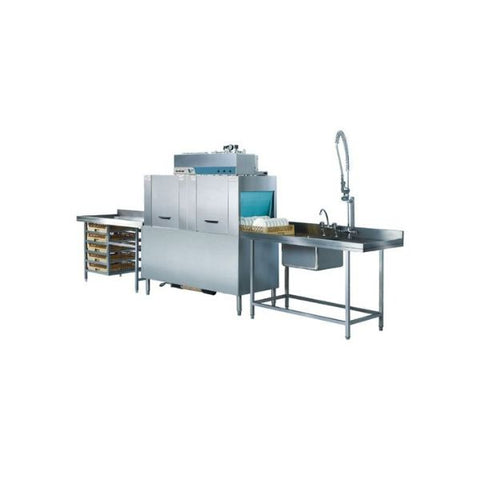 Máy Rửa Chén Hai Bồn Chứa VEETSAN Type R-2E (250 Khay/Giờ)