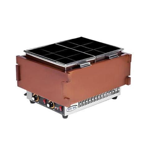 Máy nấu chả cá đôi H&C FC-5/2BF