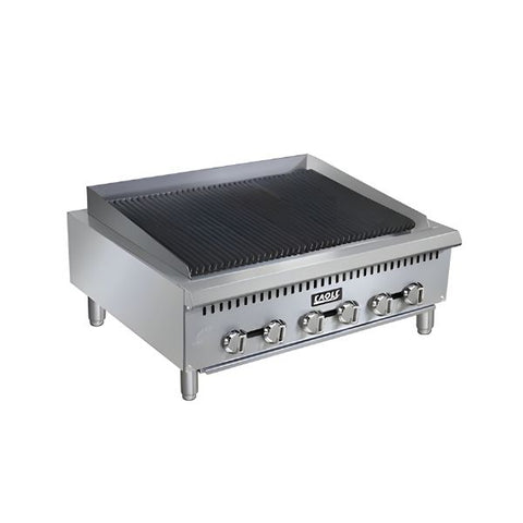 Bếp nướng than đá nhân tạo Eagle GB3B dùng gas