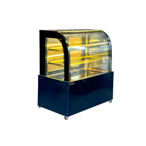 Tủ bánh kính cong 3 tầng 1.2m Snow Village GB-300-4L