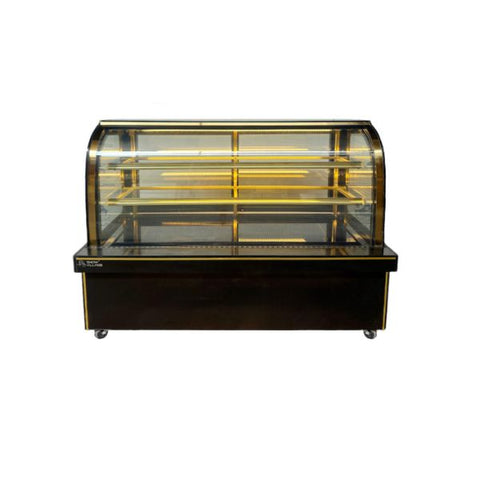 Tủ bánh kính cong 3 tầng 1.5m Snow Village GB-350-4L