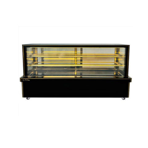 Tủ bánh 3 tầng kính vuông 1.8m Snow Village GB-500-4L.Z