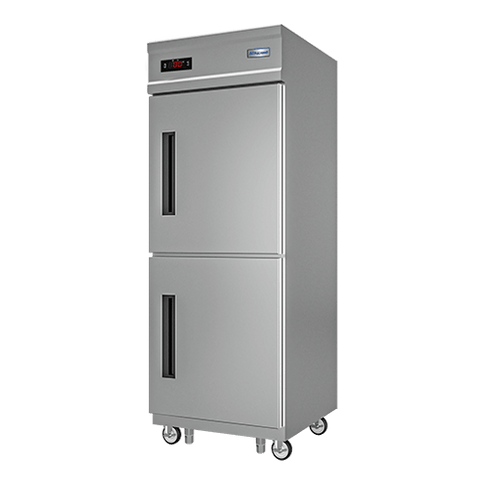 Tủ đông đứng quạt gió 2 cánh inox 600L Đức Minh DDQ.2I6 00