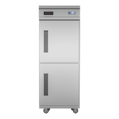 Tủ đông đứng quạt gió 2 cánh inox 600L Đức Minh DDQ.2I6 00