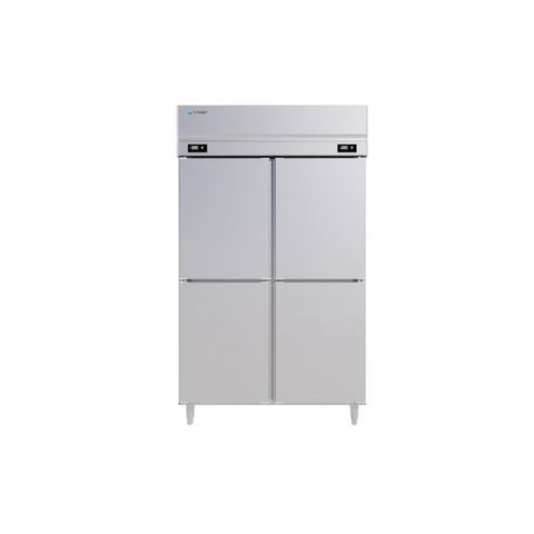 Tủ đông mát đứng Icymax 4 cánh inox 1100L IUFR-4S128