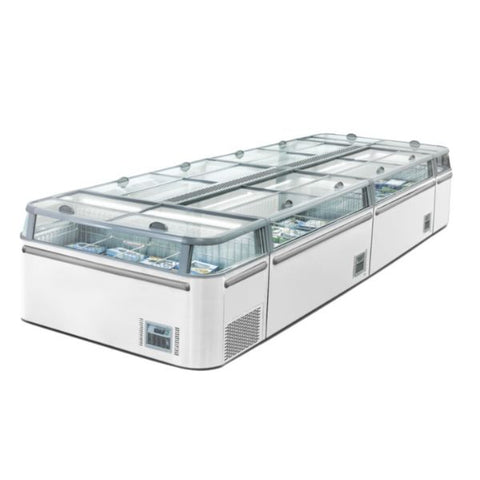 Tủ đông trưng bày dạng đảo Sanden SNL-2505G, dung tích 1105 lít