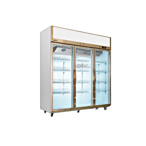 Tủ mát 3 cửa kính Quạt Lạnh Snow Village LC-1800AF