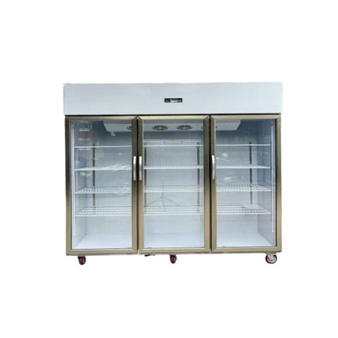 Tủ mát Inox 3 cửa kính Quạt lạnh Lightcool LS-1200F