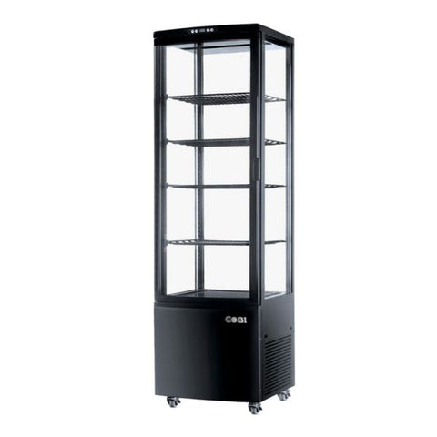 Tủ mát trưng bày H&C CB-218L màu đen