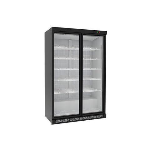 Tủ mát trưng bày siêu thị H&C CBSC-1010F màu đen