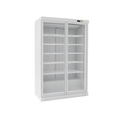 Tủ mát trưng bày siêu thị H&C CBSC-1010F màu trắng