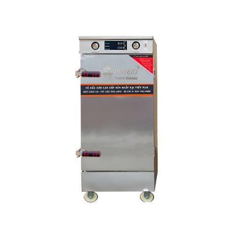 Tủ nấu cơm 12 khay điện Vinaki điều khiển cảm ứng 12KCU