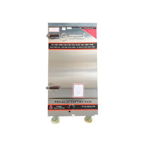 Tủ nấu cơm 12 khay dùng gas Vinaki 12KG