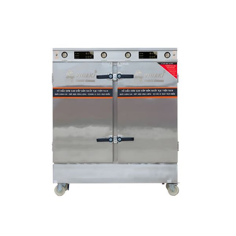 Tủ nấu cơm 24 khay điện Vinaki điều khiển cảm ứng 24KCU