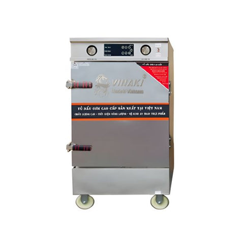 Tủ nấu cơm 6 khay điện Vinaki điều khiển cảm ứng 6KCU