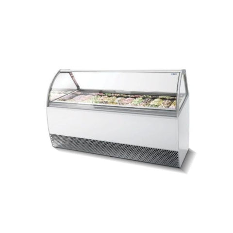 Tủ trưng bày ISA Millennium Gelato Curved LX W155-D108-H135