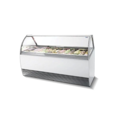 Tủ trưng bày ISA Millennium Gelato Curved LX W190-D108-H135