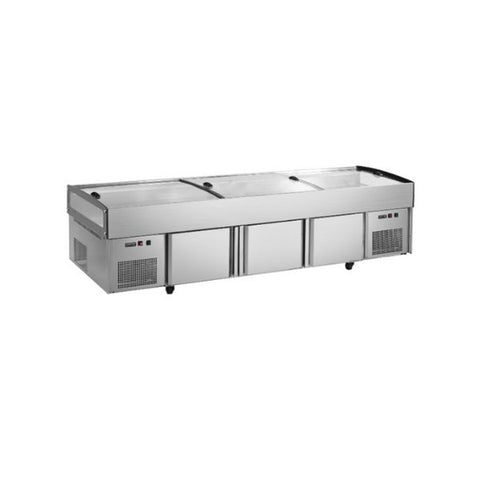 Tủ trưng bày hải sản 1.8m Snow Village BT-B1.8C-D