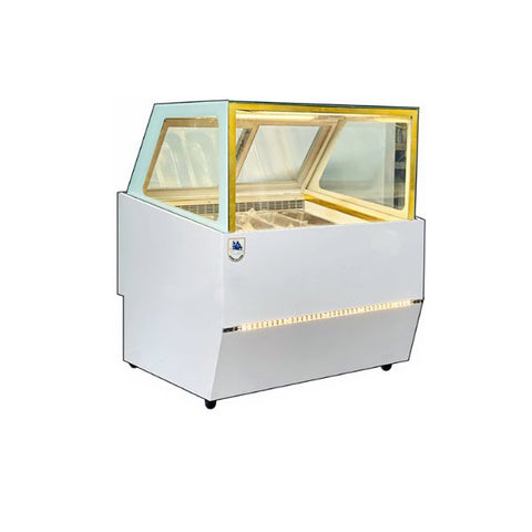 Tủ trưng bày kem Gelato 8 khay kính vuông Snow Village BL-0.8V