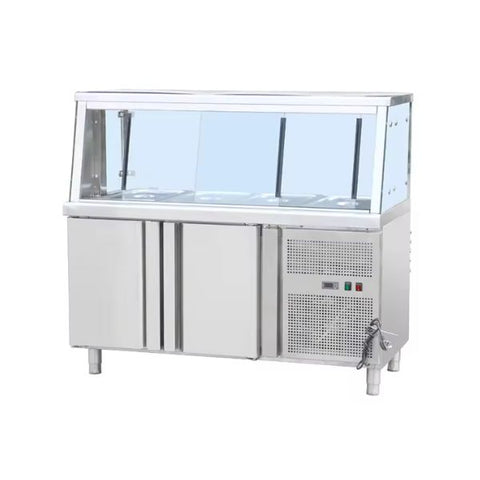Tủ trưng bày thực phẩm lạnh công nghiệp có kính Kingbetter HHBXF-150/180/210