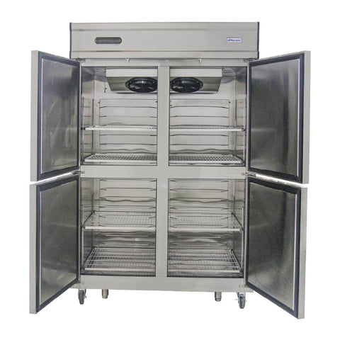 Tủ mát đứng quạt gió 4 cánh inox 1100L Đức Minh MDQ.4I 1100
