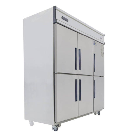 Tủ đông mát đứng quạt gió 6 cánh inox Đức Minh DMDQ.6 I1750