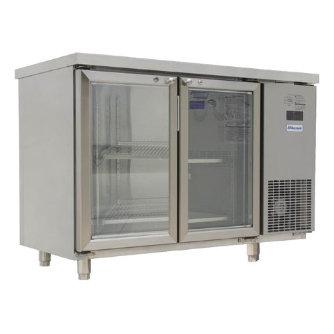 Tủ mát quạt gió 2 cánh mở kính Đức Minh BMQ.2 MK1260