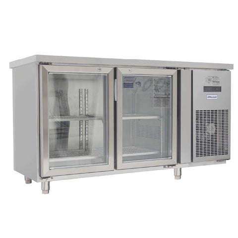 Tủ mát quạt gió 2 cánh mở kính Đức Minh BMQ.2 MK1560