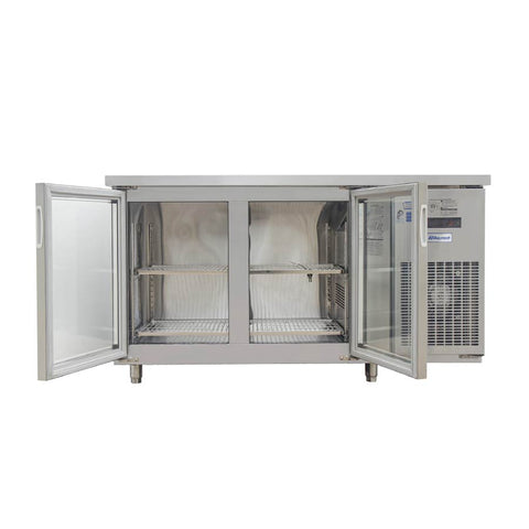 Tủ mát quạt gió 2 cánh mở kính Đức Minh BMQ.2 MK1560