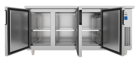 Tủ mát quạt gió 3 cánh mở inox Đức Minh BMQ.3 MI1875