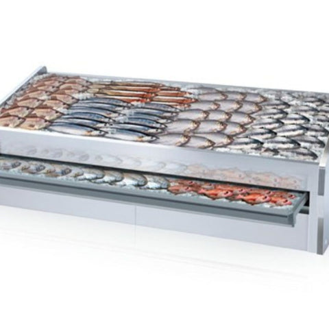 Tủ mát trưng bày bảo quản thủy hải sản 1 tầng Ilyang Opo SMF0N2