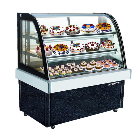 Tủ bánh Berjaya kính cong 1m2 CCS12SB13-2FB