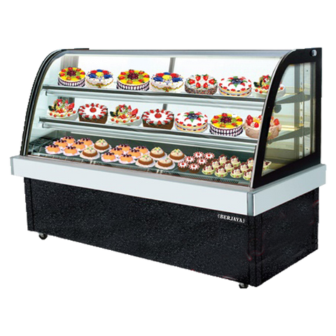 Tủ bánh Berjaya kính cong 1m8 CCS18SB13-2FB