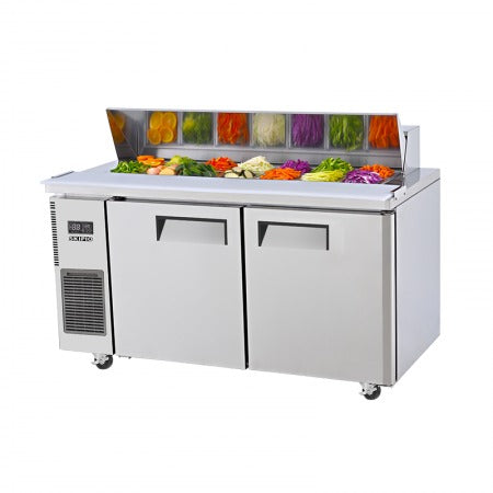 Bàn salad Skipio SHR15-2 (có nắp đậy)