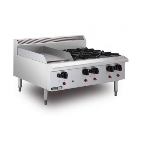 Bếp âu 4 họng có chiên phẳng Berjaya OB4GG1B-17